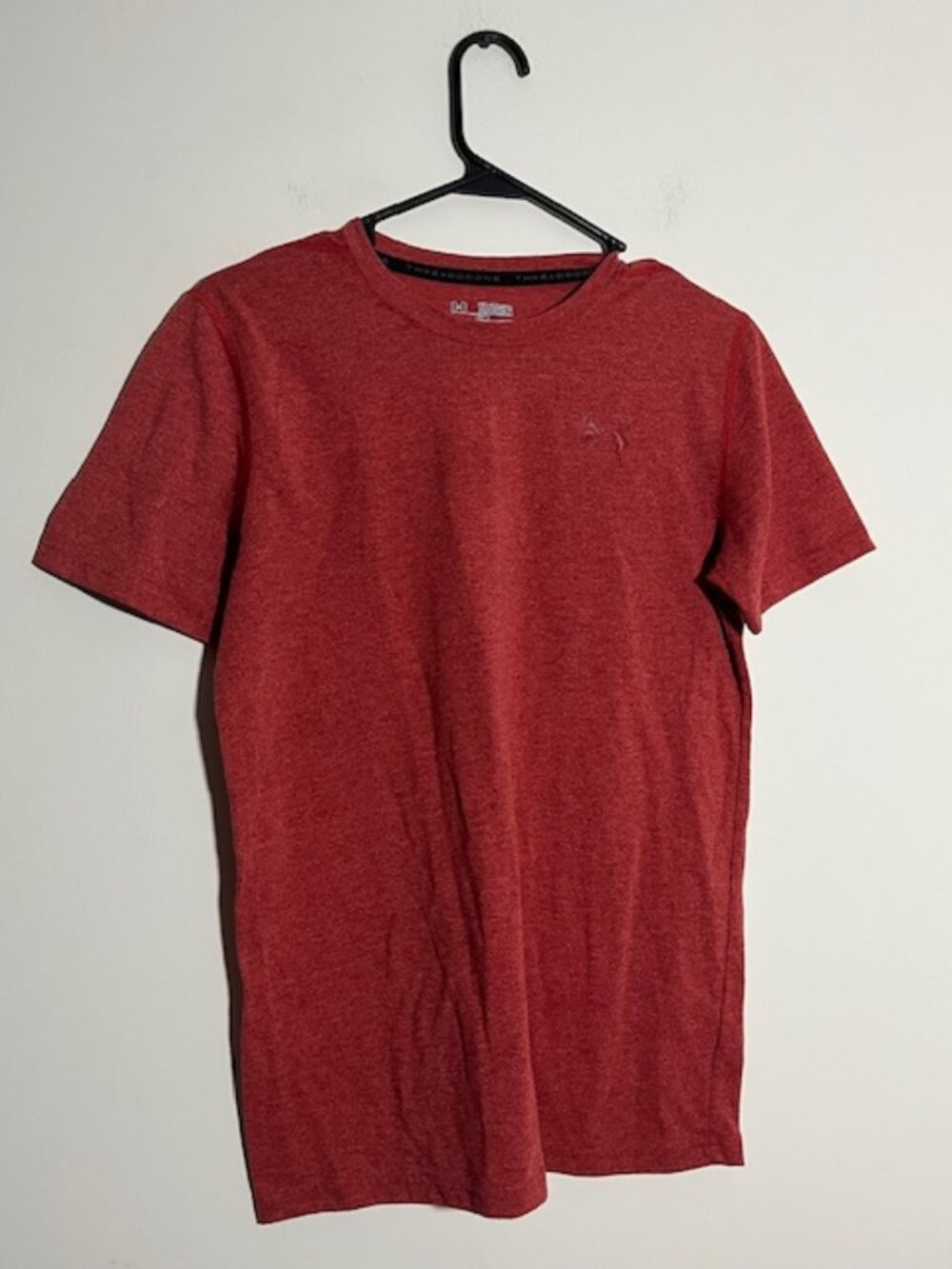 Under Armour Red T-Shirt Heatgear Threadborne Size Youth XL